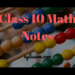 Class-10-Math-Notes