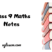 Class-9-Math-Notes