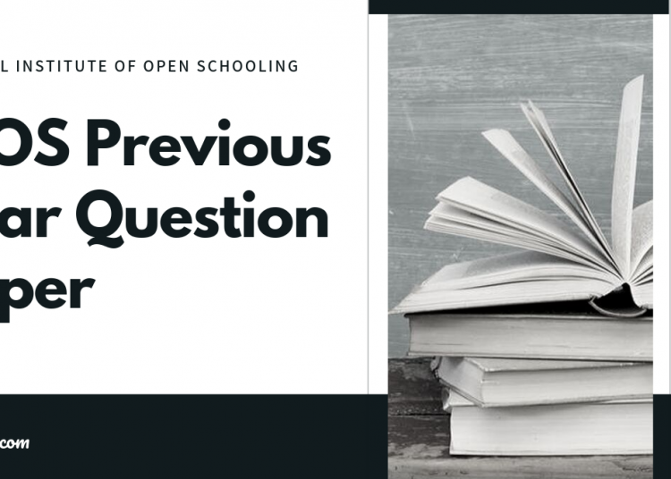 NIOS Sample Papers 2024 (PDF) - Download NIOS Model Question Paper