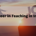 Career in Teaching in India