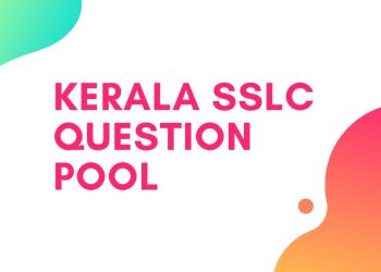Kerala SSLC Question Pool