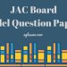 JAC Board Model Question Papers