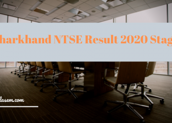 Jharkhand NTSE Result 2020 Stage 1