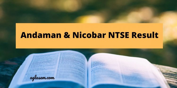 Andaman & Nicobar NTSE Result 2020 Stage 1