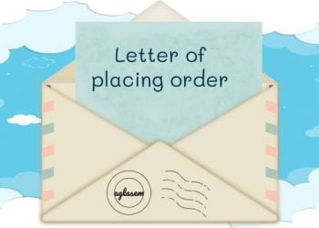 Letter of Placing an Order
