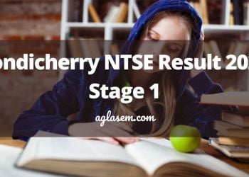 Pondicherry NTSE Result 2021 Stage 1