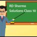 RD Sharma Solutions for Class 10