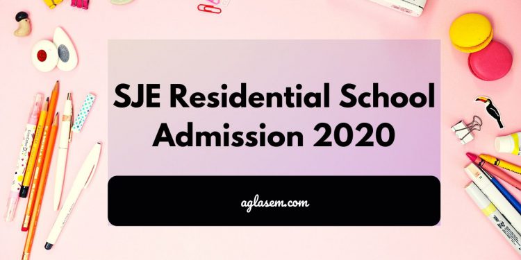 SJE Residential School Admission 2020