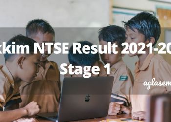 Sikkim NTSE Result 2021-2022 Stage 1