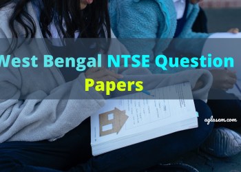 West Bengal NTSE Question Papers