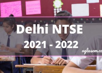 Delhi NTSE 2021 - 2022
