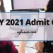 KVPY 2021 Admit Card