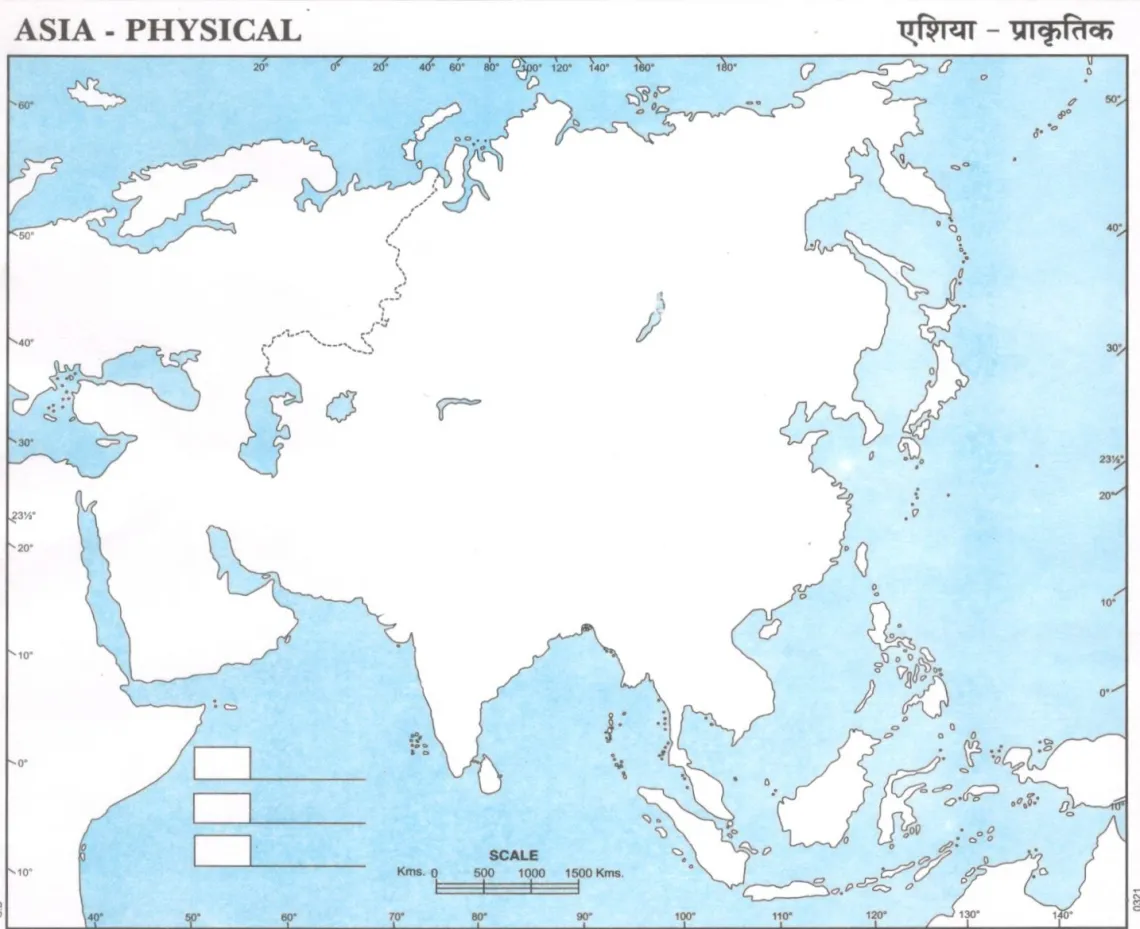 Physical Map Of Asia For School Blank PDF Download   Asia Physical Map Image AglaSem Schools 1140x929 