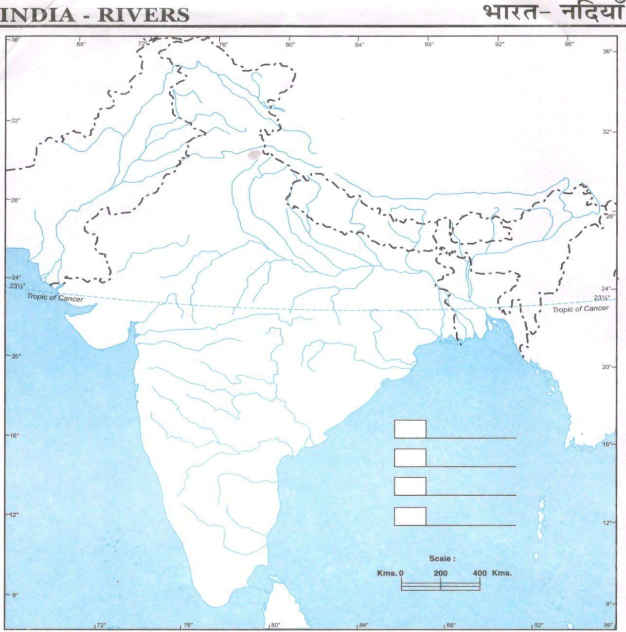 Indian River Map Hd Indian River Map - Pdf Download Physical Map Of India With Rivers
