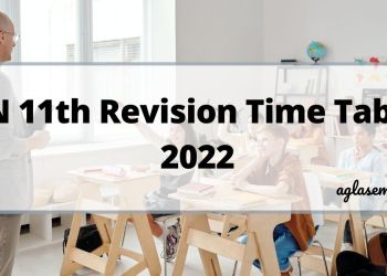 TN 11th Revision Time Table 2022