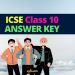 ICSE Class 10 Answer Key
