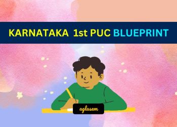 Karnataka 1st PUC Blueprint