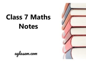 Class 7 Maths Notes